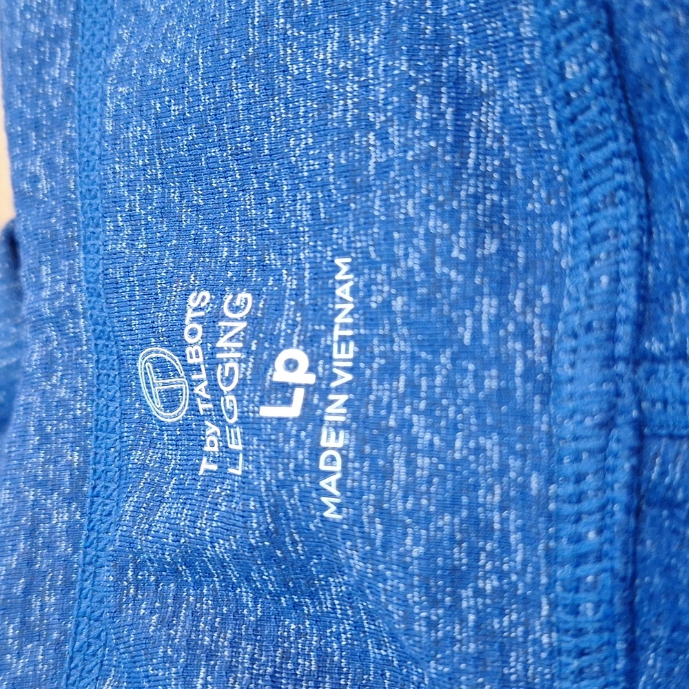 Talbots Leggings Large Petite 77 Nylon 12 Polyester 11 Spandex